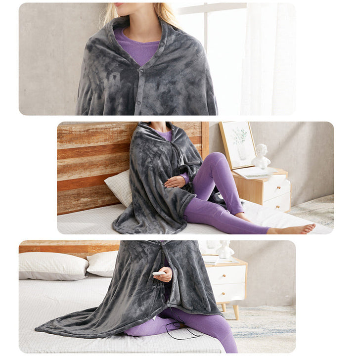 Warmfell™ Fleece USB Heated Shoulder Wrap 150 x 85 cm