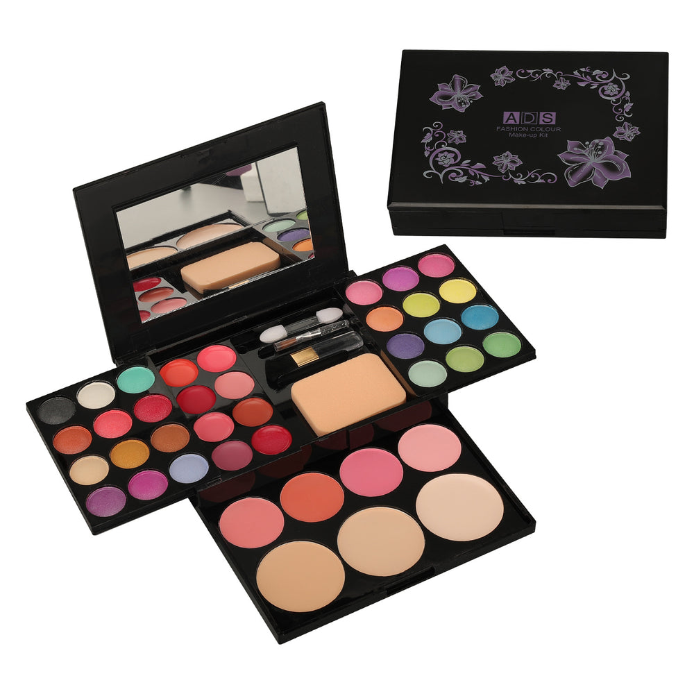 All-in-one makeup palette box with mirror