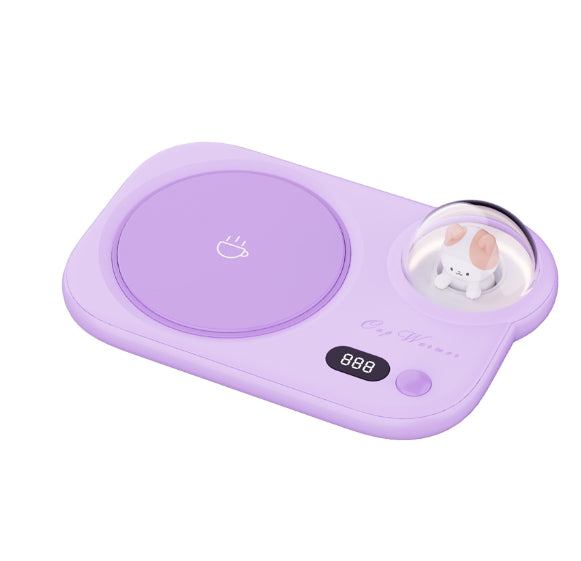 Warmfell Cup Warmer with Cute Pet Night Light Dome