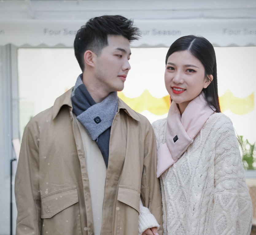 Warmfell™ Heated Cotton Scarf with USB and 3 Heat Settings