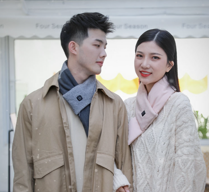 Warmfell™ Heated Cotton Scarf with USB and 3 Heat Settings