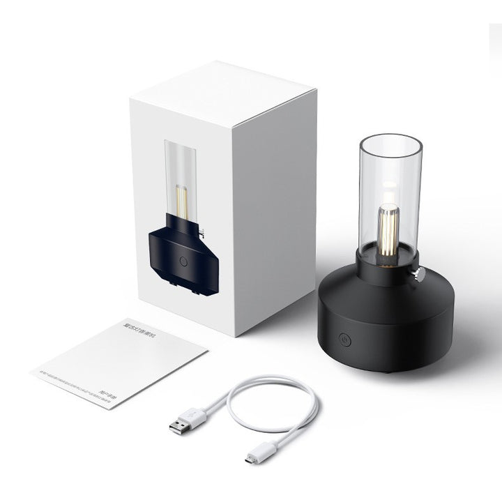Retro Aroma Diffuser With Candlelight Filament Night Light