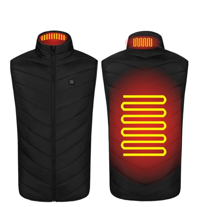 USB Heated Gilet – Washable with 2, 4, 8 or 9 Heat Zones