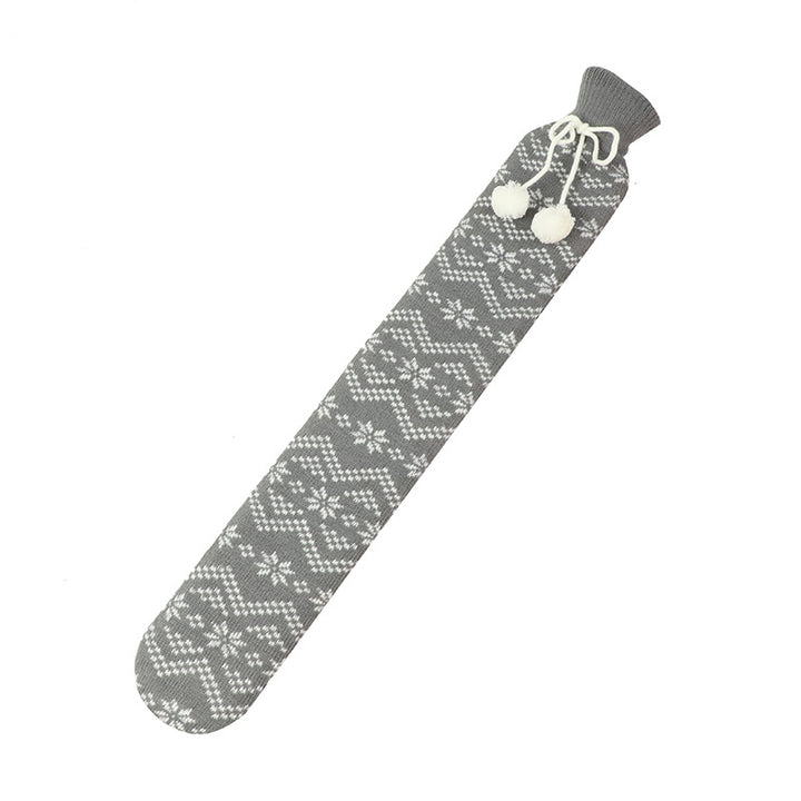 Cute 2 Litre Hot Water Bottle With Soft Fleece Cover