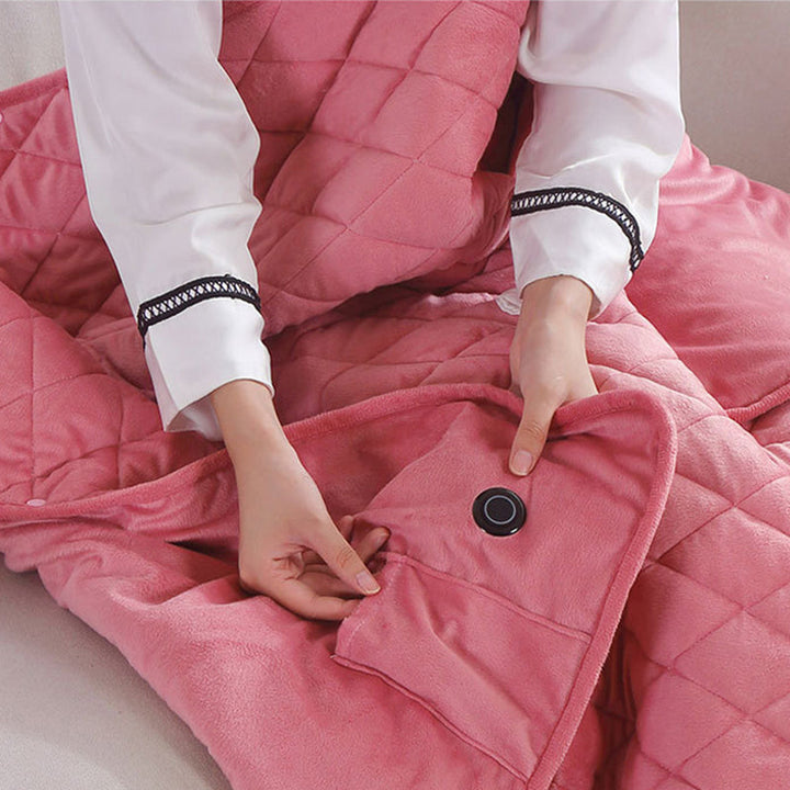 Warmfell™ USB Heated Blanket with Power Bank Pocket