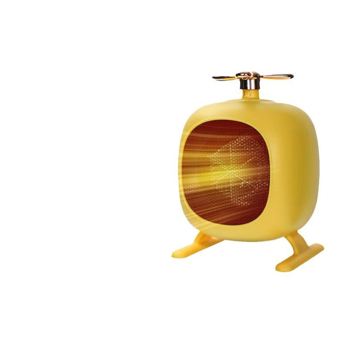 Warmfell Cute Helicopter Mini Fan Heater for Desk