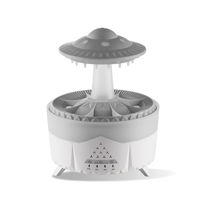 Warmfell Rain cloud humidifier with soothing raindrop sound and 7-colour light
