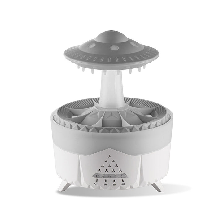 UFO Raindrop Humidifier With Water Drop Sound And Aroma Diffuser