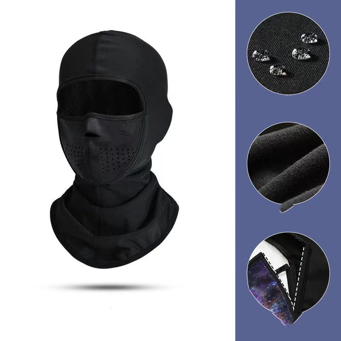 Warmfell Windproof ski face mask and neck cover for cold slopes