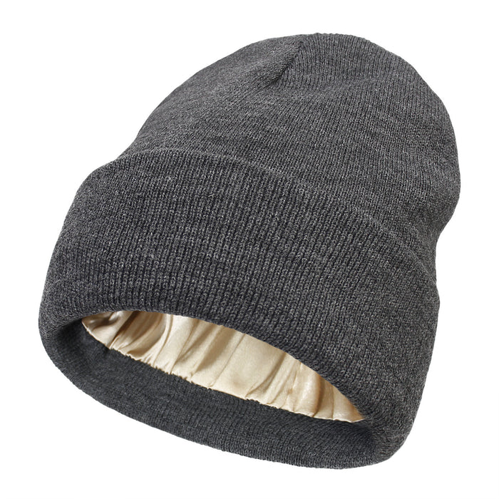 Warmfell Double Layer Cuffed Beanie with Satin Inside