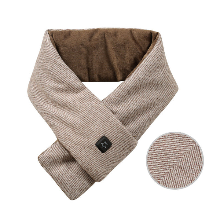 Warmfell™ Heated Cotton Scarf with USB and 3 Heat Settings