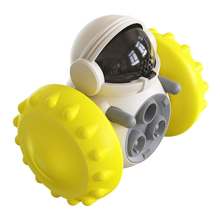 Warmfell Wobbling robot treat toy that slows down eating