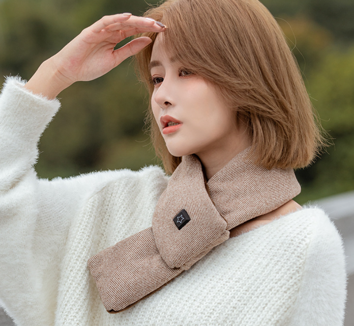 Warmfell™ Heated Cotton Scarf with USB and 3 Heat Settings