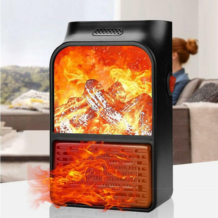 Warmfell™ Electric Flame Effect Heater with Digital Thermostat