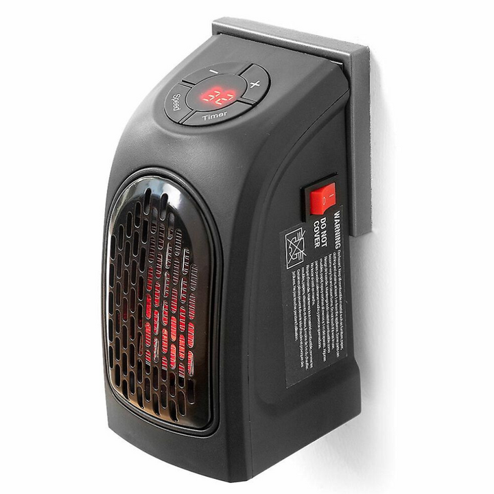 Warmfell™ Wall-Mountable PTC Plug-In Heater with Thermostat