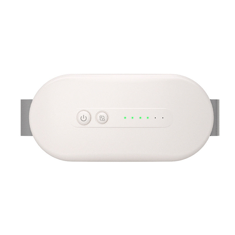 Cream rechargeable heated waist belt