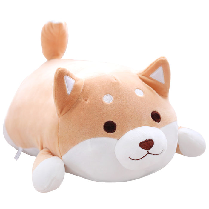 Warmfell Chubby Shiba Inu dog plush that doubles as a pillow