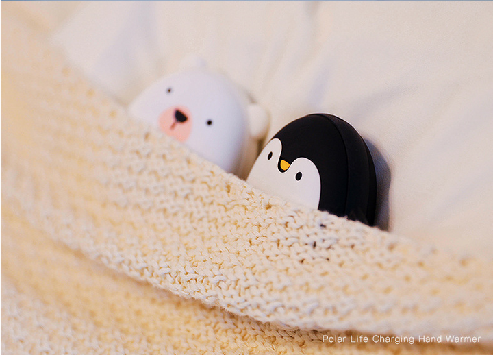 Cute Penguin And Polar Bear Rechargeable Hand Warmer