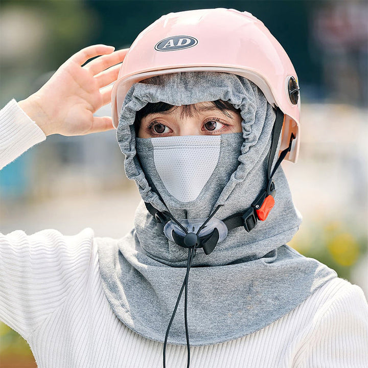 Warmfell™ Hooded Face Mask with Neck Warmer for Cycling and Skiing