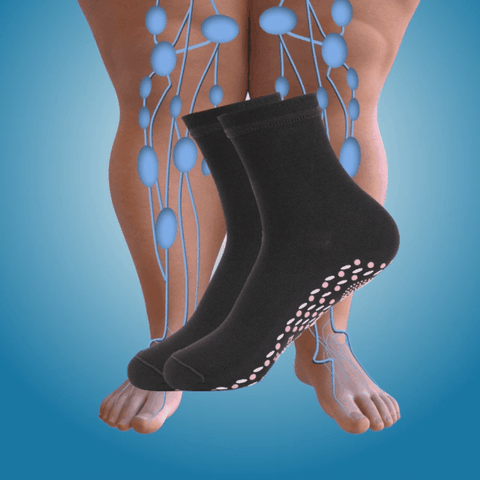Warmfell™ Self-Warming Tourmaline Acupressure Socks, 2 Pairs