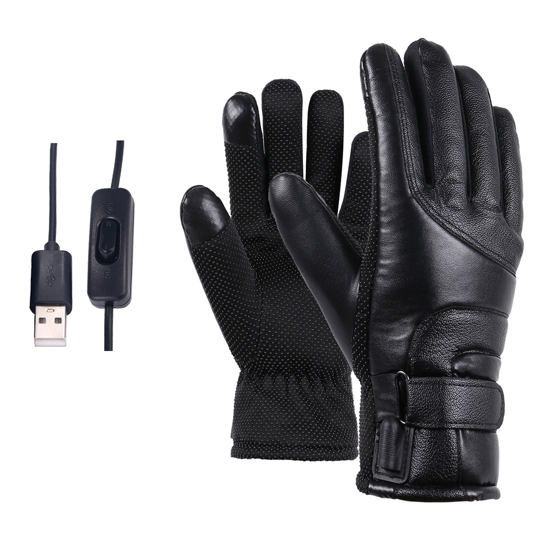 Waterproof Electric Heated Gloves With Touch Screen And Switch