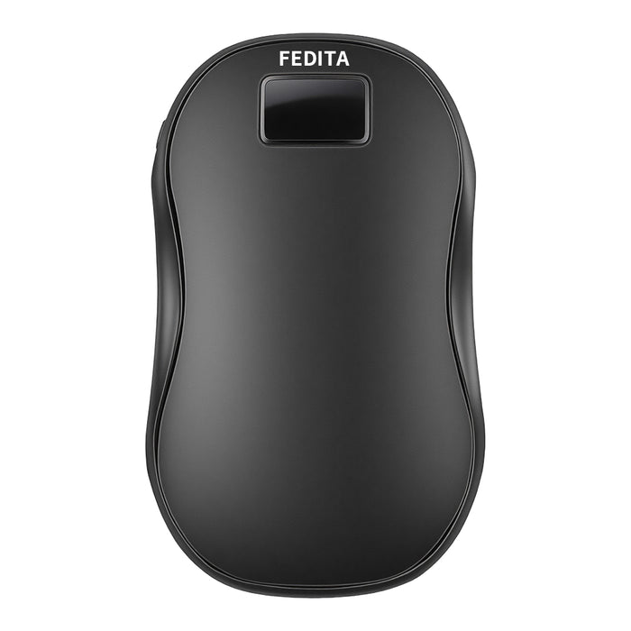 Warmfell Electric hand warmer with digital display and double-sided heat