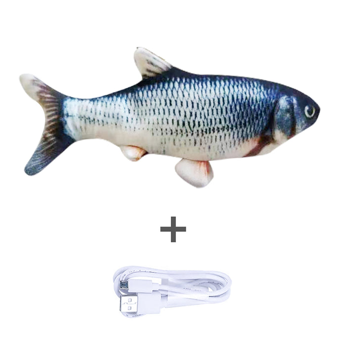 Warmfell Flopping fish cat toy that wiggles at a touch