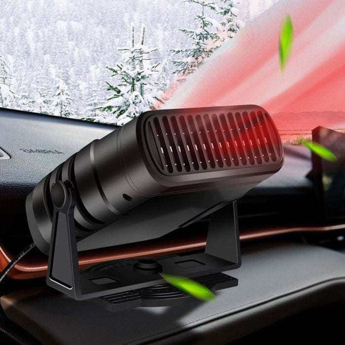 Warmfell™ 12V Car Heater & Cooler with 360° Rotating Base