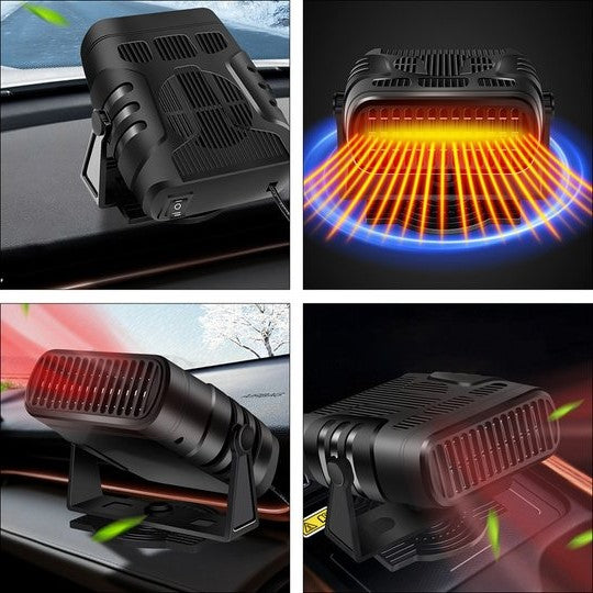 Warmfell™ 120W 12V Car Heater with Heating &amp; Cooling Switch