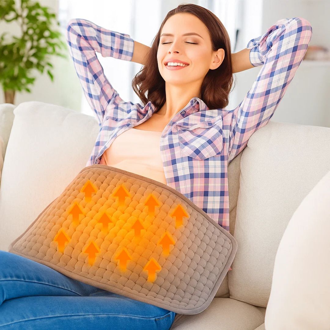 Warmfell™ Portable Heating Pad with Adjustable Heat and Auto Shut-Off