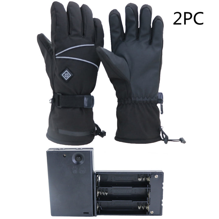 Electric Heated Gloves With 3 Temperature Levels And Warm Velvet