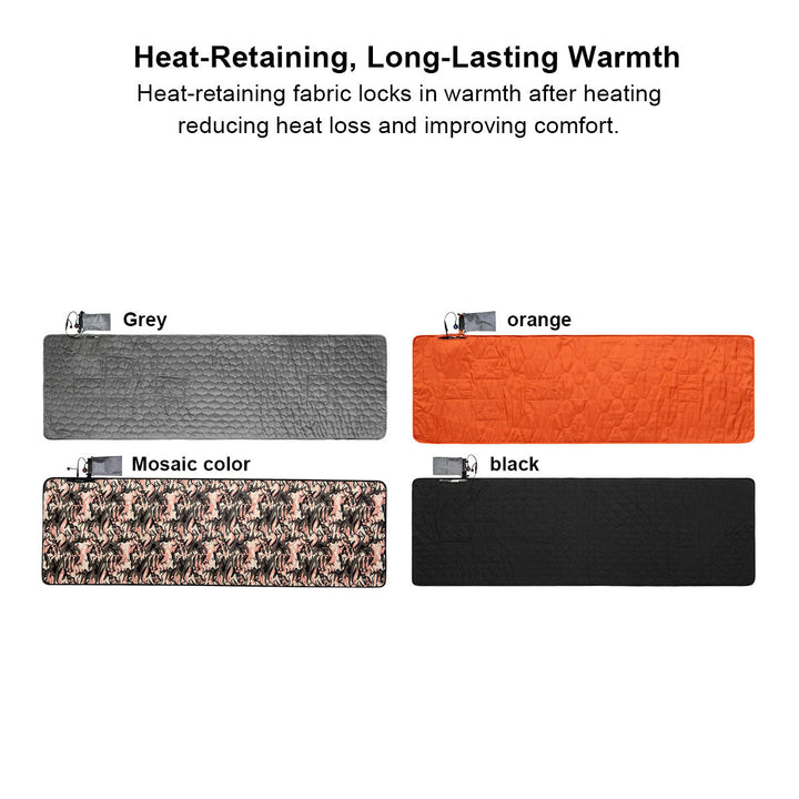 Warmfell™ Quilted 5-Zone Heated Pad with USB Power