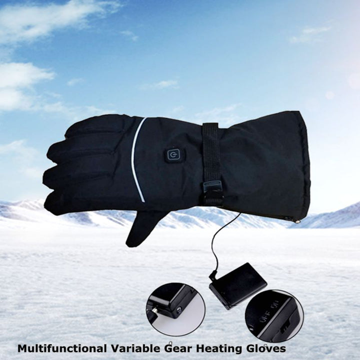 Electric Heated Gloves With 3 Temperature Levels And Warm Velvet