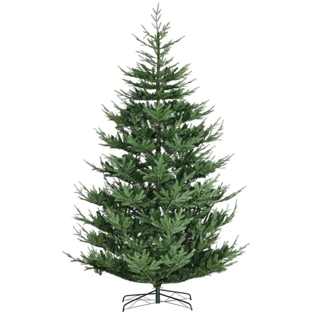 Tall Nordic pine artificial tree, unlit