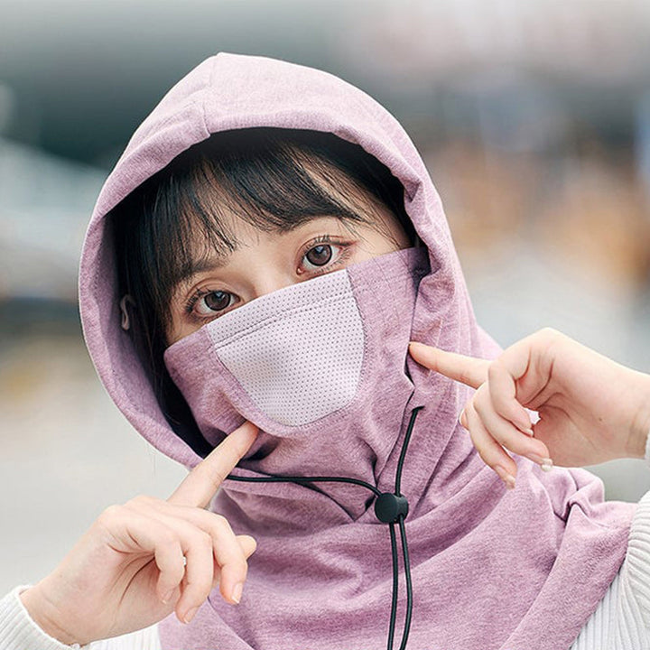 Warmfell™ Hooded Face Mask with Neck Warmer for Cycling and Skiing