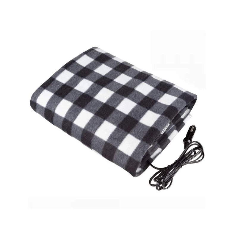 Warmfell™ 12V Car Heated Blanket in Soft Fleece
