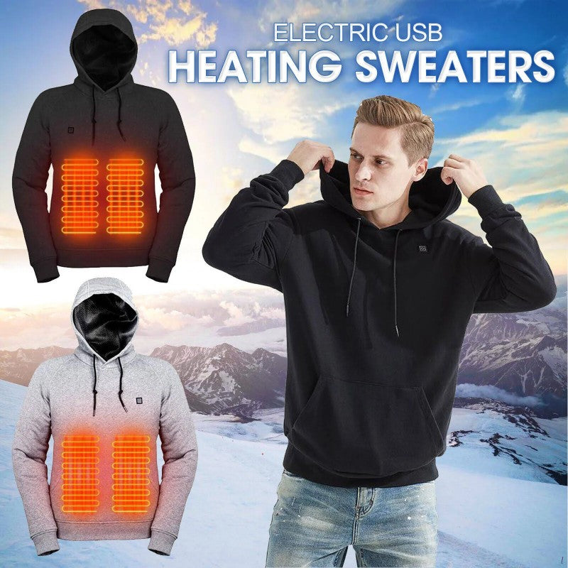 USB Heated Jacket for Outdoors, Lightweight Heating Hoodie