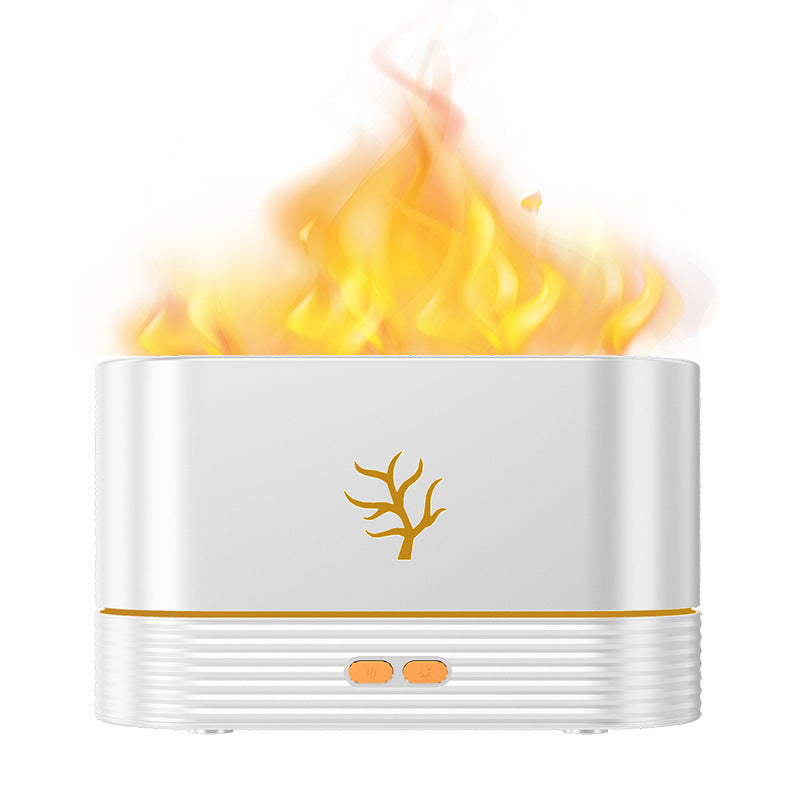 Flame Aroma Diffuser Cool Mist Maker With LED, Dry-Burn Protection