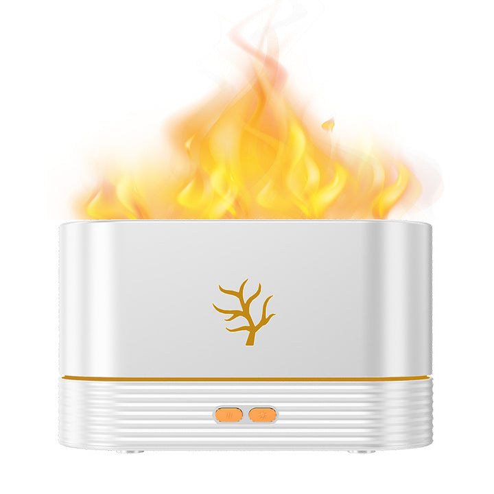 Flame Aroma Diffuser Cool Mist Maker With LED, Dry-Burn Protection