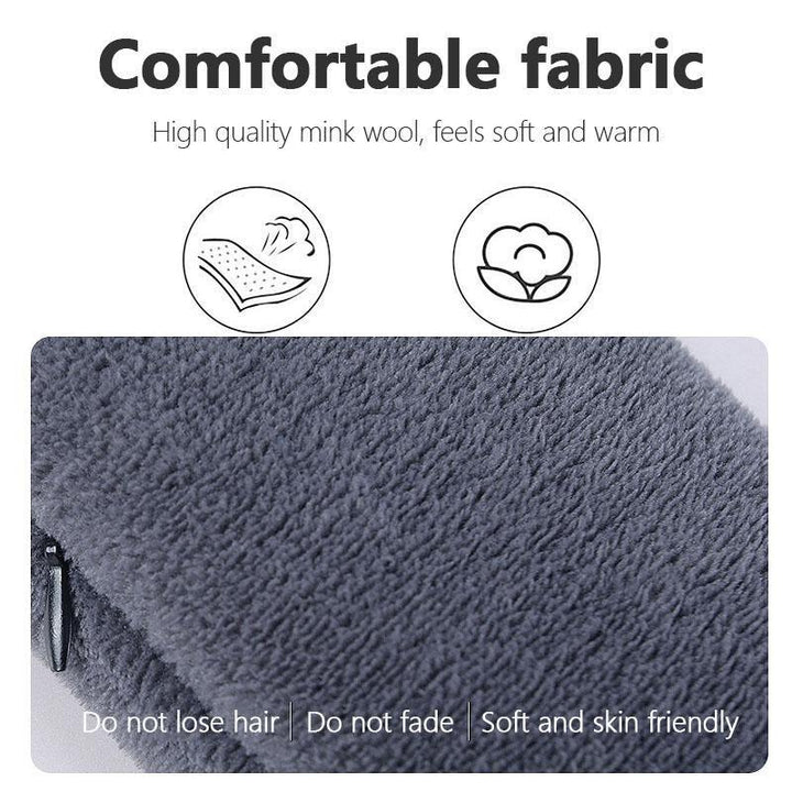 Warmfell™ Heated Velvet Scarf with Vibration Massage and 3000 mAh Battery