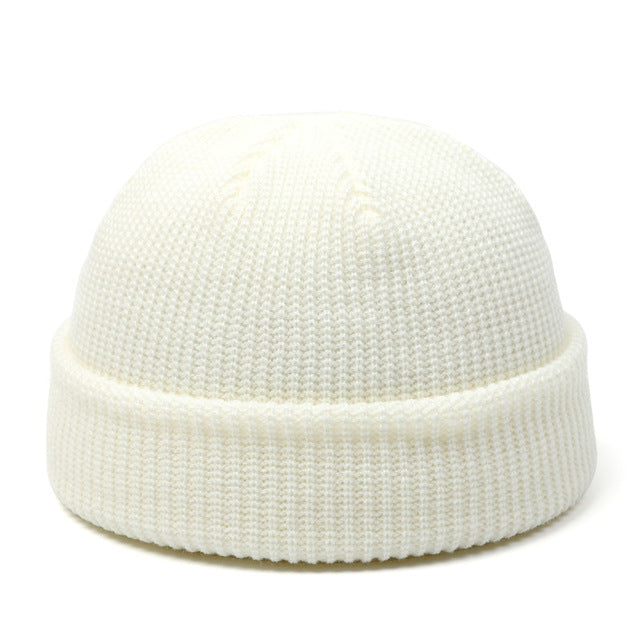 Warmfell Short Ribbed Docker Beanie in Retro Style