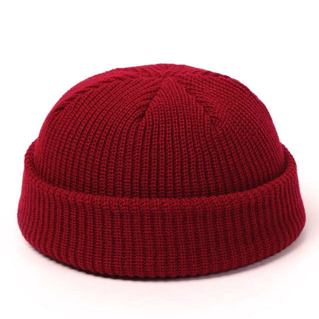 Warmfell Short Ribbed Docker Beanie in Retro Style