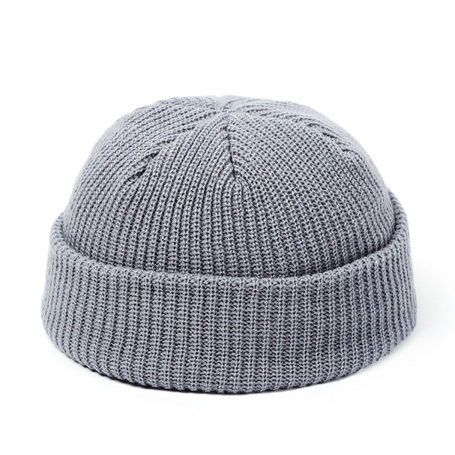 Warmfell Short Ribbed Docker Beanie in Retro Style