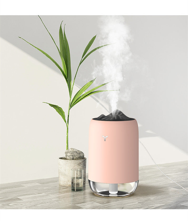 Magic Flame Humidifier And Mini Aroma Diffuser For Desk Or Car