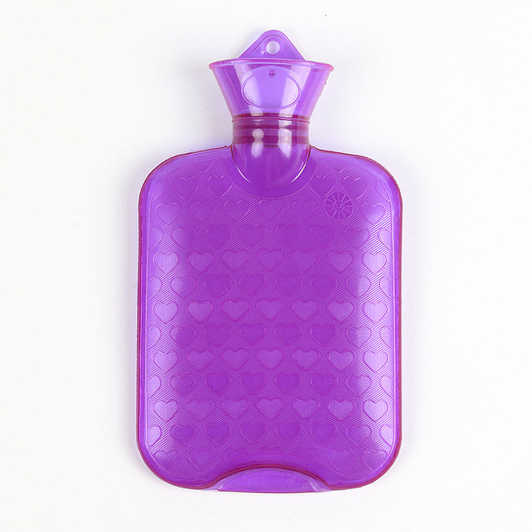 Water Filled Hot Water Bottle In Clear PVC, 1 Or 2 Litres