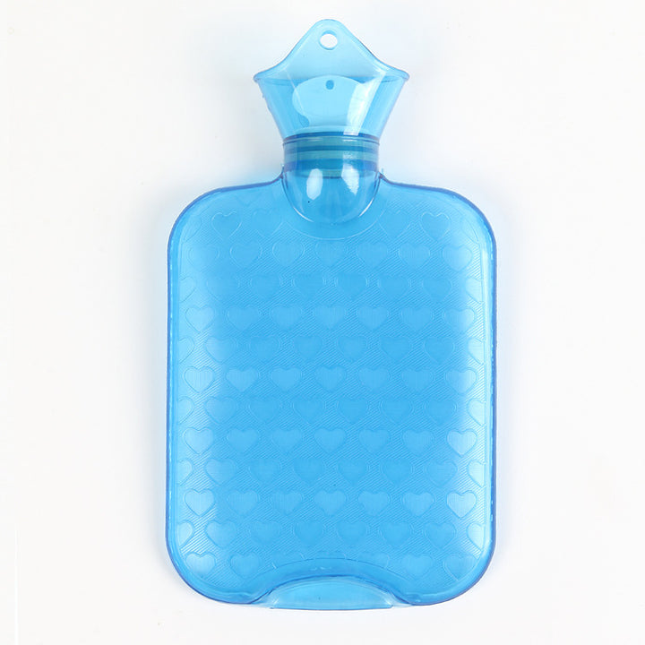 Water Filled Hot Water Bottle In Clear PVC, 1 Or 2 Litres