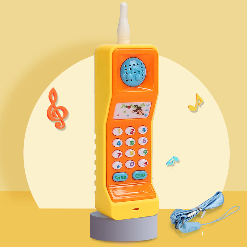Colourful baby toy phone with buttons