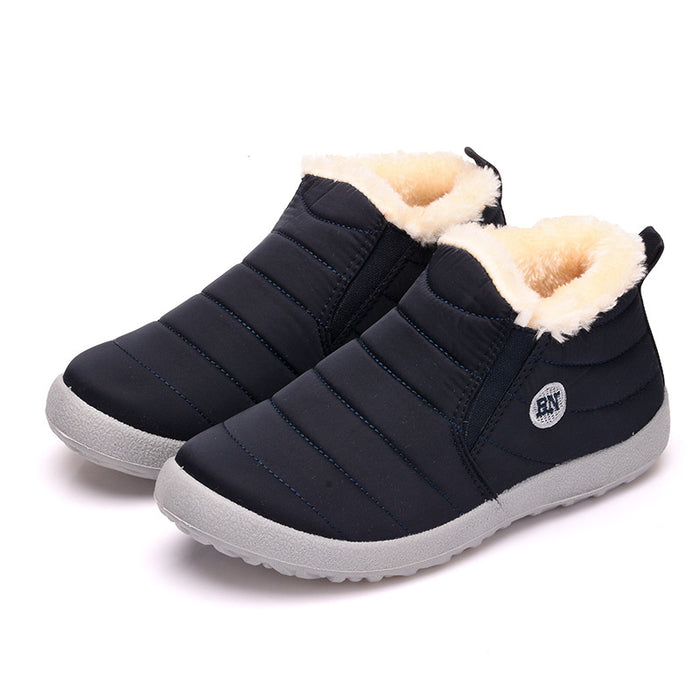 Warmfell Unisex slip-on snow boots, waterproof and lightweight