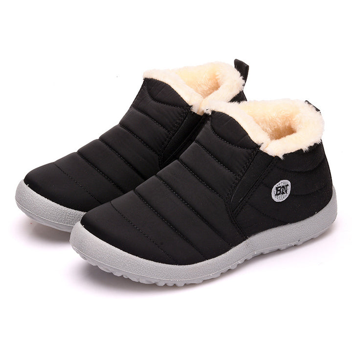 Slip-On Waterproof Unisex Ankle Snow Boots, Lightweight