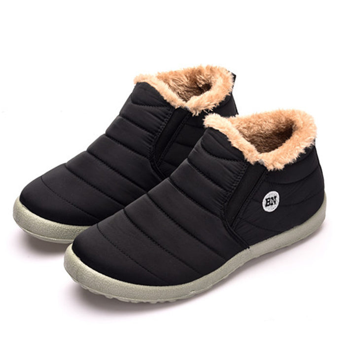 Slip-On Waterproof Unisex Ankle Snow Boots, Lightweight